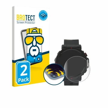 Parte frontale di una confezione del prodotto con il logo del marchio BROTECT. Accanto è raffigurato il dispositivo Crivit Spo