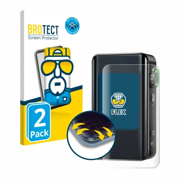 Parte frontale di una confezione del prodotto con il logo del marchio BROTECT. Accanto è raffigurato il dispositivo Lost Vape 