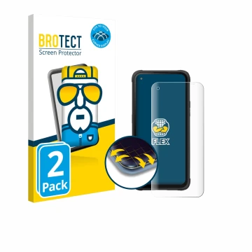 Parte frontale di una confezione del prodotto con il logo del marchio BROTECT. Accanto è raffigurato il dispositivo Hammer Bla