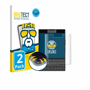 Parte frontale di una confezione del prodotto con il logo del marchio BROTECT. Accanto è raffigurato il dispositivo Unihertz T