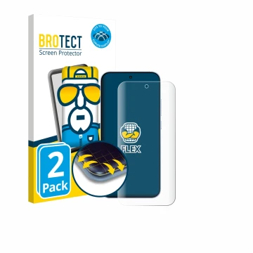 Parte frontale di una confezione del prodotto con il logo del marchio BROTECT. Accanto è raffigurato il dispositivo Oppo Reno 