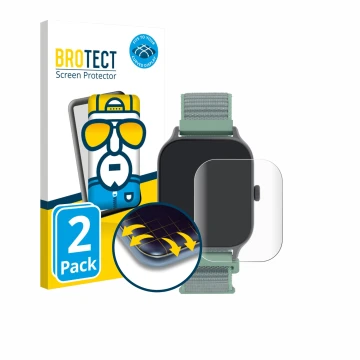 Parte frontale di una confezione del prodotto con il logo del marchio BROTECT. Accanto è raffigurato il dispositivo Decathlon 