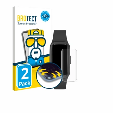 Parte frontale di una confezione del prodotto con il logo del marchio BROTECT. Accanto è raffigurato il dispositivo Biggerfive