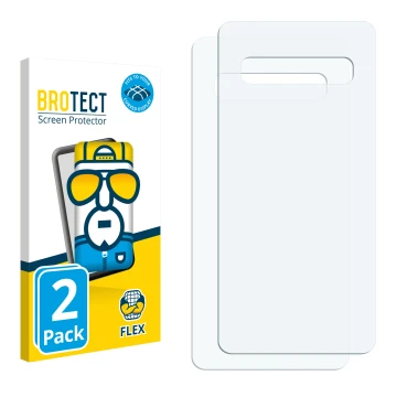 Parte frontale di una confezione del prodotto con il logo del marchio BROTECT. Accanto si trova la protezione per lo schermo c