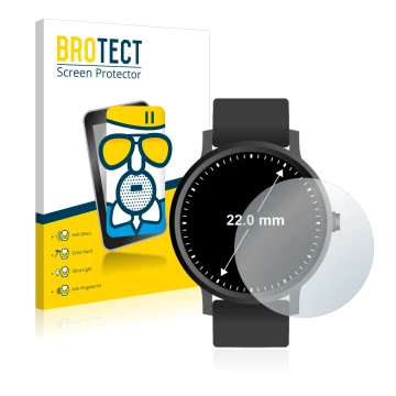 Parte frontale di una confezione del prodotto con il logo del marchio BROTECT. Accanto è raffigurato il dispositivo Orologi (C