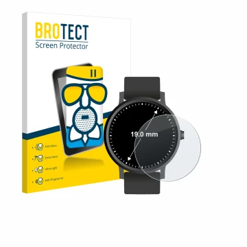 Parte frontale di una confezione del prodotto con il logo del marchio BROTECT. Accanto è raffigurato il dispositivo Orologi (C