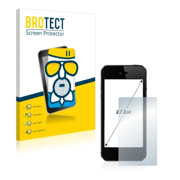 Parte frontale di una confezione del prodotto con il logo del marchio BROTECT. Accanto è raffigurato il dispositivo con la rel