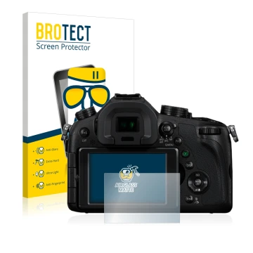 Parte frontale di una confezione del prodotto con il logo del marchio BROTECT. Accanto è raffigurato il dispositivo Panasonic 
