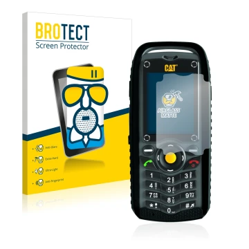 Parte frontale di una confezione del prodotto con il logo del marchio BROTECT. Accanto è raffigurato il dispositivo Caterpilla