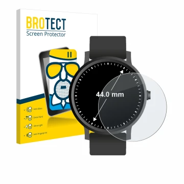 Parte frontale di una confezione del prodotto con il logo del marchio BROTECT. Accanto è raffigurato il dispositivo Orologi (C