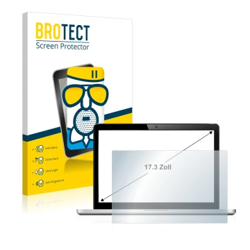 Parte frontale di una confezione del prodotto con il logo del marchio BROTECT. Accanto è raffigurato il dispositivo con la rel