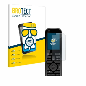 Parte frontale di una confezione del prodotto con il logo del marchio BROTECT. Accanto è raffigurato il dispositivo Logitech H