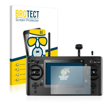 Parte frontale di una confezione del prodotto con il logo del marchio BROTECT. Accanto è raffigurato il dispositivo Yuneec ST1