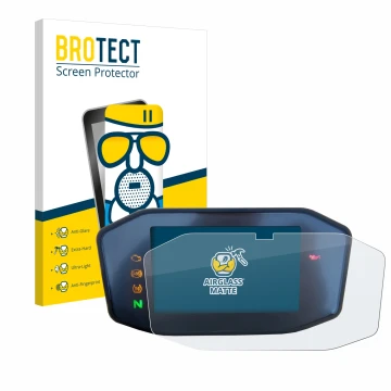 Parte frontale di una confezione del prodotto con il logo del marchio BROTECT. Accanto è raffigurato il dispositivo KTM 690 Du