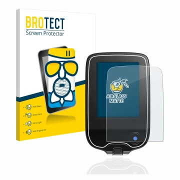 Parte frontale di una confezione del prodotto con il logo del marchio BROTECT. Accanto è raffigurato il dispositivo Freestyle 