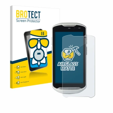 Parte frontale di una confezione del prodotto con il logo del marchio BROTECT. Accanto è raffigurato il dispositivo Zebra TC51