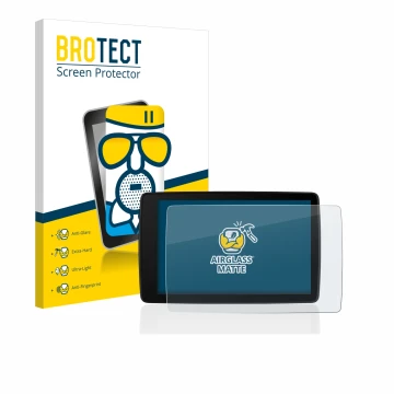 Parte frontale di una confezione del prodotto con il logo del marchio BROTECT. Accanto è raffigurato il dispositivo BMW Motorr