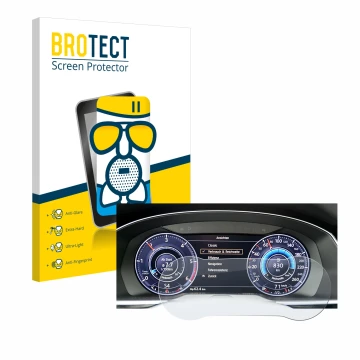 Parte frontale di una confezione del prodotto con il logo del marchio BROTECT. Accanto è raffigurato il dispositivo Volkswagen