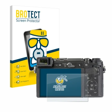 Parte frontale di una confezione del prodotto con il logo del marchio BROTECT. Accanto è raffigurato il dispositivo Panasonic 