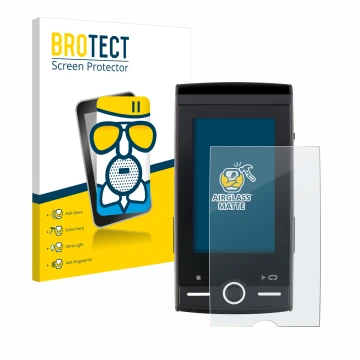 Parte frontale di una confezione del prodotto con il logo del marchio BROTECT. Accanto è raffigurato il dispositivo Sigma ROX 