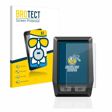 Parte frontale di una confezione del prodotto con il logo del marchio BROTECT. Accanto è raffigurato il dispositivo Bosch Kiox