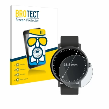 Parte frontale di una confezione del prodotto con il logo del marchio BROTECT. Accanto è raffigurato il dispositivo Orologi (C