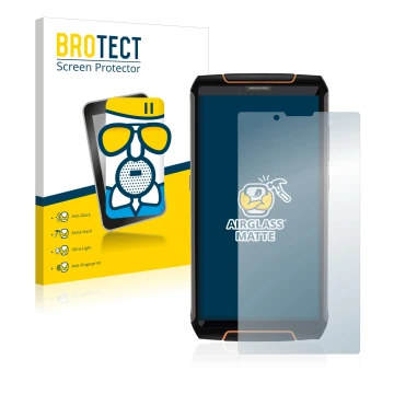 Parte frontale di una confezione del prodotto con il logo del marchio BROTECT. Accanto è raffigurato il dispositivo Cubot King