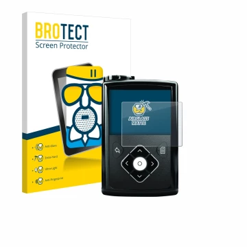 Parte frontale di una confezione del prodotto con il logo del marchio BROTECT. Accanto è raffigurato il dispositivo Medtronic 