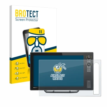 Parte frontale di una confezione del prodotto con il logo del marchio BROTECT. Accanto è raffigurato il dispositivo Humminbird