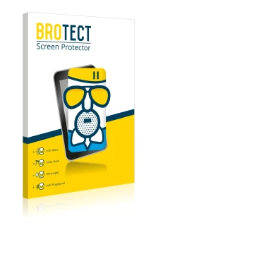 Parte frontale di una confezione del prodotto con il logo del marchio BROTECT. Accanto è raffigurato il dispositivo Huawei P s