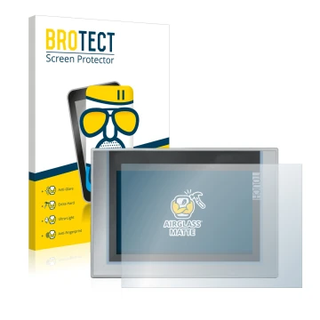 Parte frontale di una confezione del prodotto con il logo del marchio BROTECT. Accanto è raffigurato il dispositivo Siemens Si
