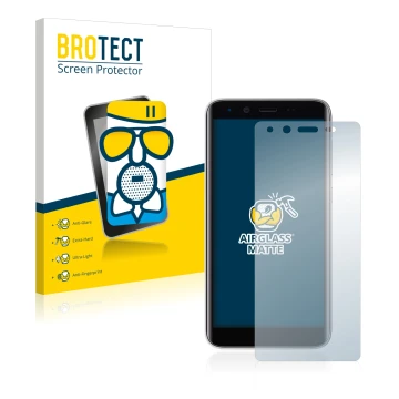 Parte frontale di una confezione del prodotto con il logo del marchio BROTECT. Accanto è raffigurato il dispositivo Emporia Sm