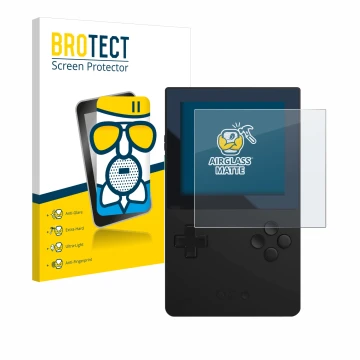 Parte frontale di una confezione del prodotto con il logo del marchio BROTECT. Accanto è raffigurato il dispositivo Analogue P