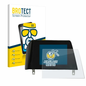 Parte frontale di una confezione del prodotto con il logo del marchio BROTECT. Accanto è raffigurato il dispositivo BMW 3 G21 