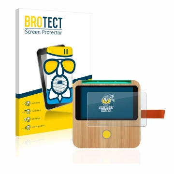 Parte frontale di una confezione del prodotto con il logo del marchio BROTECT. Accanto è raffigurato il dispositivo tigerbox T