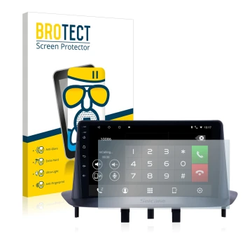 Parte frontale di una confezione del prodotto con il logo del marchio BROTECT. Accanto è raffigurato il dispositivo Pioneer AV