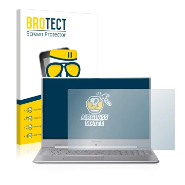 Parte frontale di una confezione del prodotto con il logo del marchio BROTECT. Accanto è raffigurato il dispositivo MEDION Ako