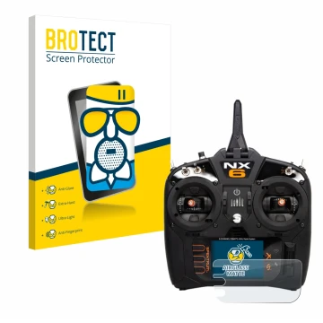 Parte frontale di una confezione del prodotto con il logo del marchio BROTECT. Accanto è raffigurato il dispositivo Spektrum N