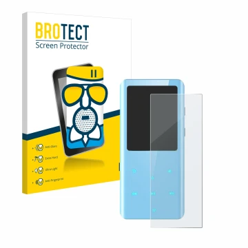 Parte frontale di una confezione del prodotto con il logo del marchio BROTECT. Accanto è raffigurato il dispositivo AGPtek A19