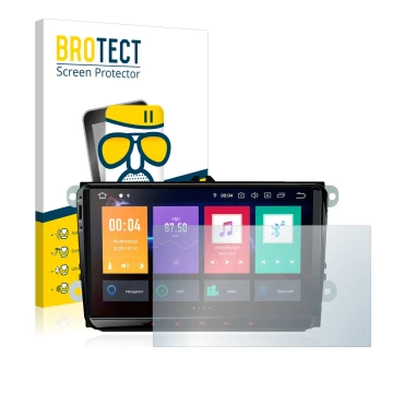 Parte frontale di una confezione del prodotto con il logo del marchio BROTECT. Accanto è raffigurato il dispositivo Xtrons PBE