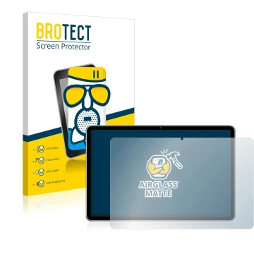 Parte frontale di una confezione del prodotto con il logo del marchio BROTECT. Accanto è raffigurato il dispositivo Huawei Mat