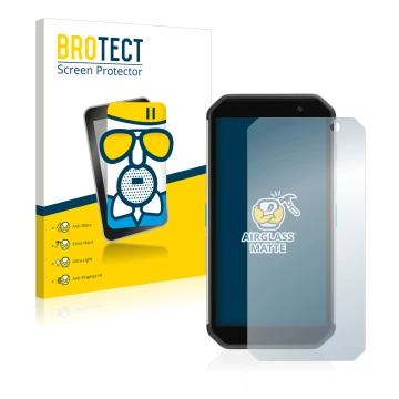 Parte frontale di una confezione del prodotto con il logo del marchio BROTECT. Accanto è raffigurato il dispositivo Almex AiM 