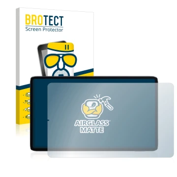 Parte frontale di una confezione del prodotto con il logo del marchio BROTECT. Accanto è raffigurato il dispositivo Xiaomi Mi 