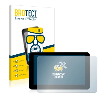 Parte frontale di una confezione del prodotto con il logo del marchio BROTECT. Accanto è raffigurato il dispositivo Zontes 310