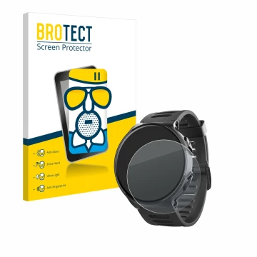 Parte frontale di una confezione del prodotto con il logo del marchio BROTECT. Accanto è raffigurato il dispositivo Kiprun 500
