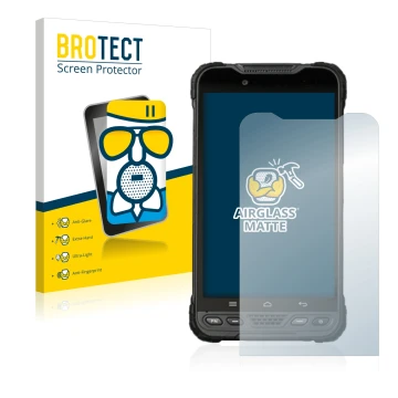 Parte frontale di una confezione del prodotto con il logo del marchio BROTECT. Accanto è raffigurato il dispositivo UniStrong 