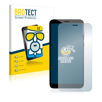 Parte frontale di una confezione del prodotto con il logo del marchio BROTECT. Accanto è raffigurato il dispositivo Pine64 Pin