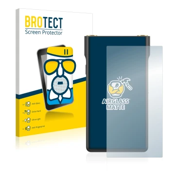 Parte frontale di una confezione del prodotto con il logo del marchio BROTECT. Accanto è raffigurato il dispositivo Sony Walkm