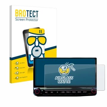 Parte frontale di una confezione del prodotto con il logo del marchio BROTECT. Accanto è raffigurato il dispositivo Kia Ceed 2