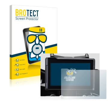 Parte frontale di una confezione del prodotto con il logo del marchio BROTECT. Accanto è raffigurato il dispositivo KTM 1290 S